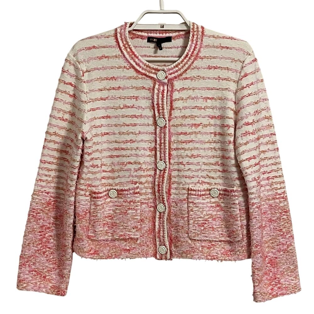 Maje Mexico Knit Cardigan Sweater Jacket